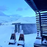 度假居 Luxuary Fjord With Sauna And Northern Light 特罗姆瑟