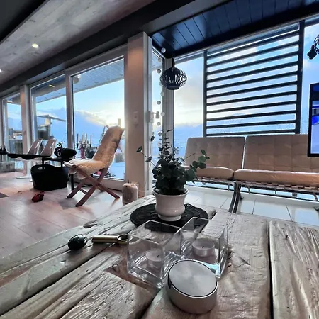بيت للعطل Luxuary Fjord With Sauna And Northern Light